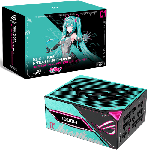 اسوس ROG Thor 1200W Platinum III Hatsune Miku Edit...