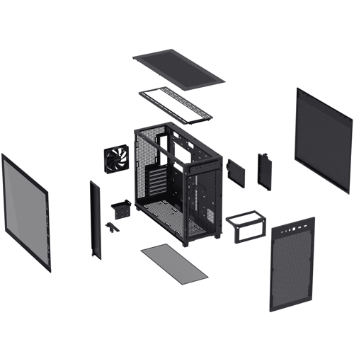 اسوس Prime AP303 - Tempered Glass Panel كيس بي سي...