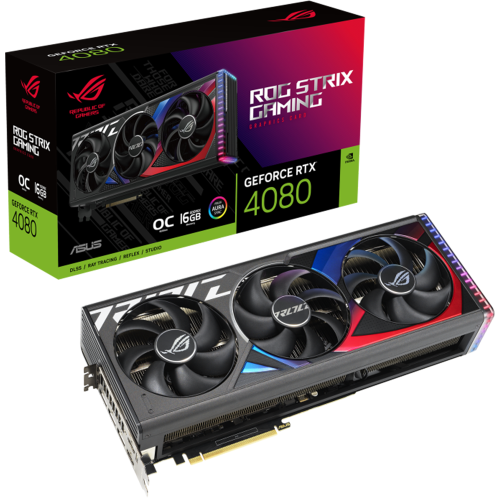 اسوس ROG Strix GeForce RTX 4080 16GB GDDR6X OC Edi...