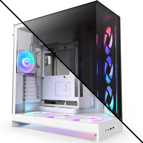 ان زد اكس تي H9 Flow RGB+ 2025 كيس بي سي بحجرتين ب...