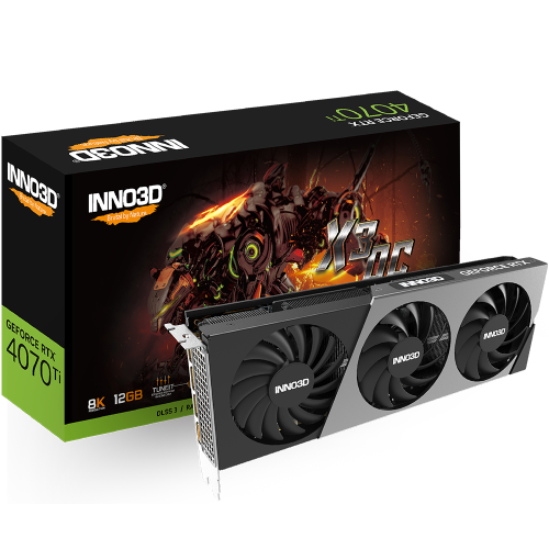 انو ثري دي GeForce RTX 4070 TI X3 OC 12GB كرت شاشة