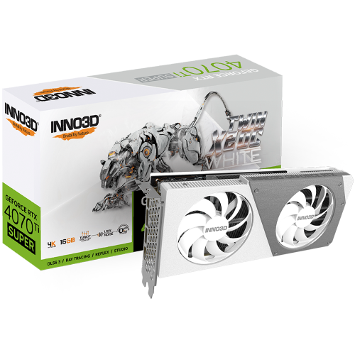 انو ثري دي GeForce RTX 4070 TI SUPER TWIN X2 OC WH...
