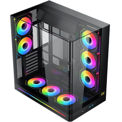 زيجماتيك Pano II كيس بي سي بحجم ATX Mid Tower مع 8...