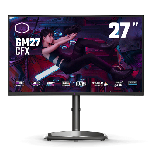 كولر ماستر GM-27CFX شاشة العاب منحنية 27 بوصة بدقة...