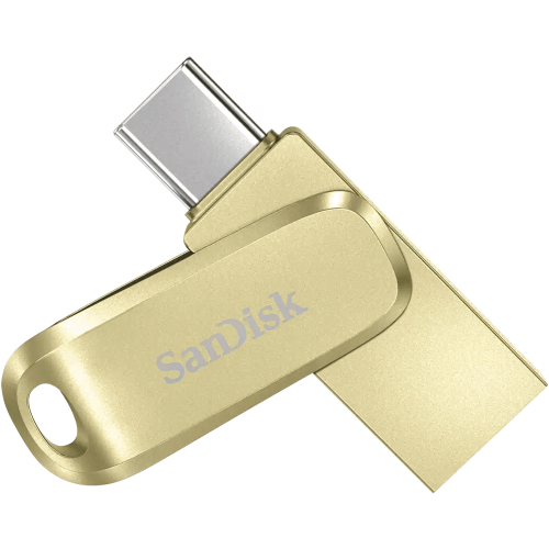 سانديسك Ultra Dual Drive Luxe Gold USB Type-C فلاش...