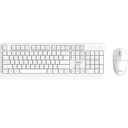 فيليبس SPT6347W Series 3000 مجموعة لوحة مفاتيح وما...