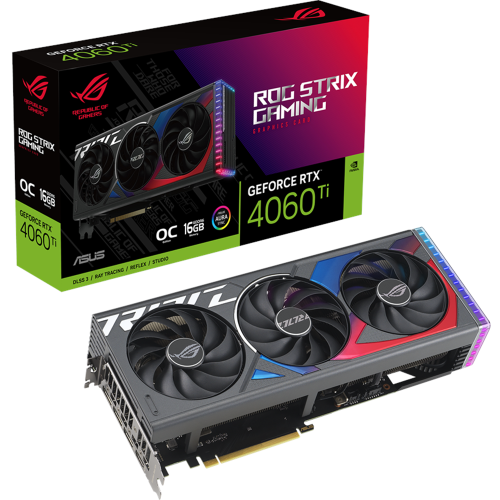 اسوس كرت الشاشة ROG Strix GeForce RTX 4060 Ti OC E...