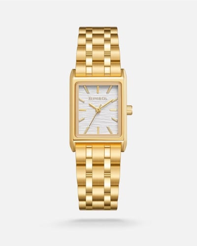 ساعة نسائية من الفي بلون ذهبي