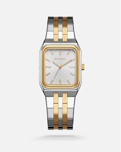ساعة رجالية الفي اند كو بلون فضي وذهبي