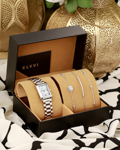 طقم هدايا نسائي إلڤي بتصميم كلاسيك