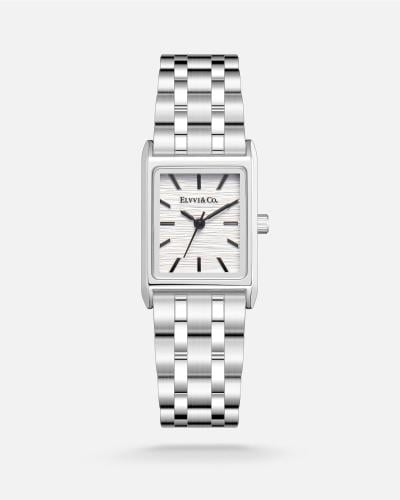 ساعة نسائية من الفي بلون فضي