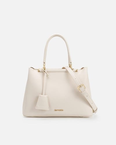 شنط نسائية لكل يوم بلون أبيض