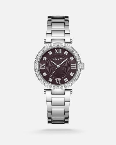 ساعة نسائية ستيل باللون الفضي