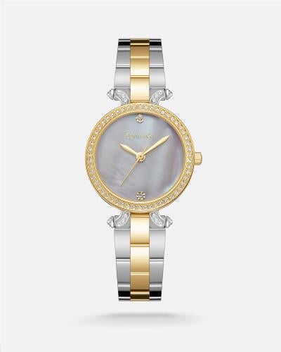 ساعة نسائية من الفي باللون الذهبي