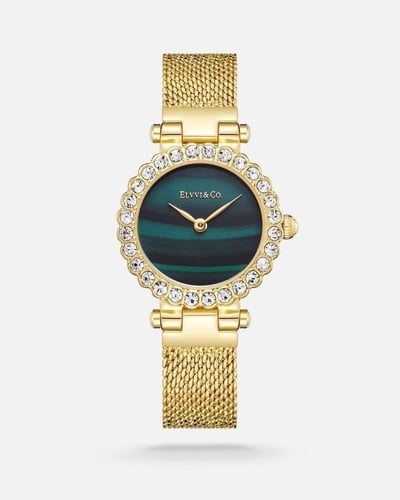 ساعة نسائية بسير شبكي يناسب اطلالة كل يوم