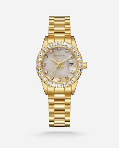 ساعة نسائية من الفي بلون ذهبي