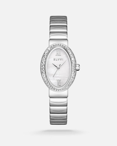 ساعة نسائيه ستيل باللون الفضي من الفــــي