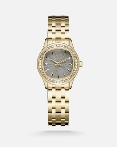 ساعة نسائيه ستيل باللون الذهبي