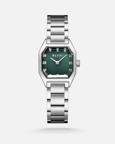 ساعة نسائية بسير ستيل بلون فضي