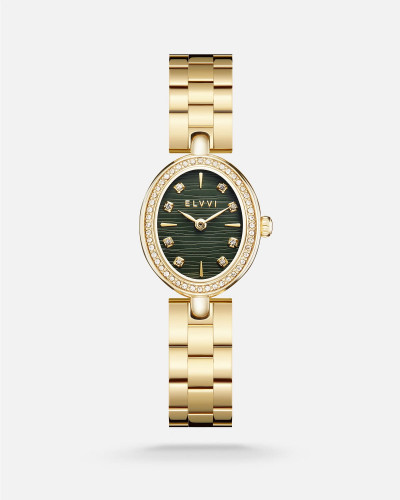 ساعة نسائية ستيل باللون الذهبي