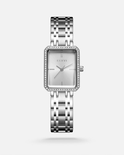 ساعة نسائيه ستيل باللون الفضي