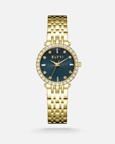 طقم هدايا نسائي إلڤي من ساعة واساور