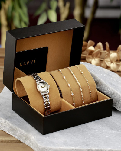 طقم هدايا نسائي إلڤي بتصميم أنيق