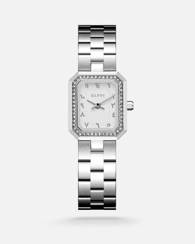 ساعة نسائيه ستيل بلون فضي من الفــــي