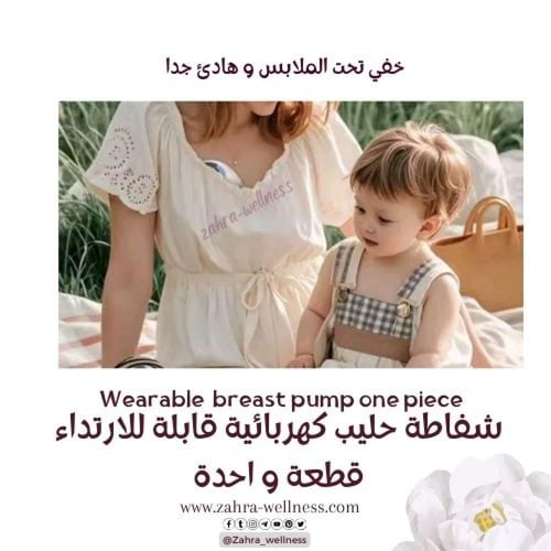 شفاطة حليب كهربائية قابلة للإرتداء قطعة