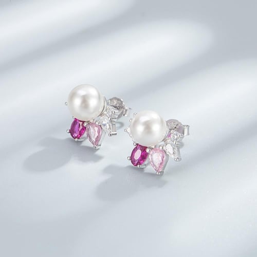 طقم مجوهرات من الفضة عيار 925