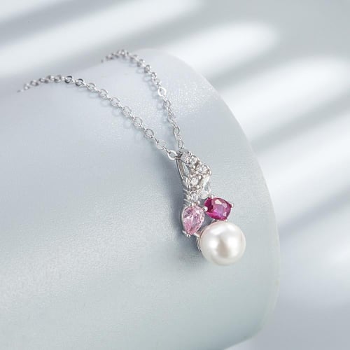 طقم مجوهرات من الفضة عيار 925