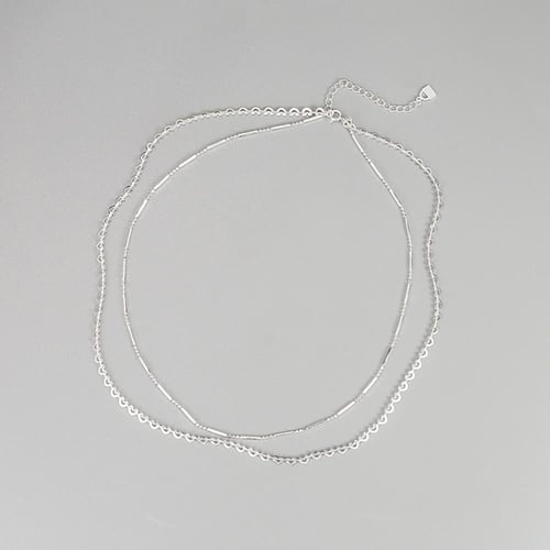 عقد خالص من الفضة عيار 925