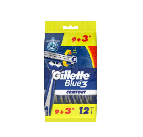 مكائن حلاقة جيليت بلو3 كومفورت 3+9