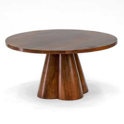 طقم طاولات خشب هندي طبيعي