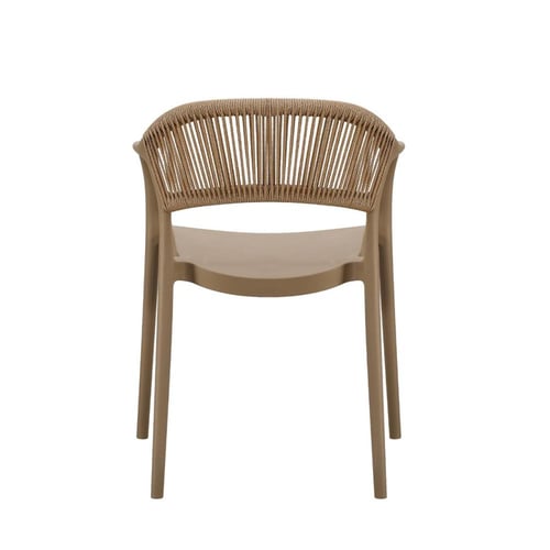 كرسي خارجي بيج دائري