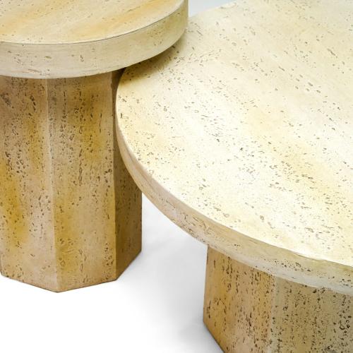 طقم طاولات كنب 1+2 جبس