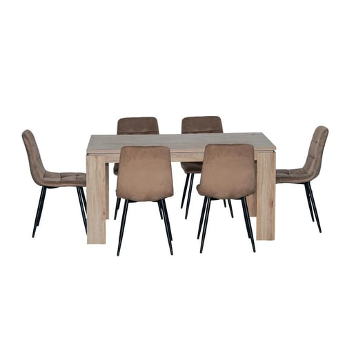 طاولة طعام 6 كراسي