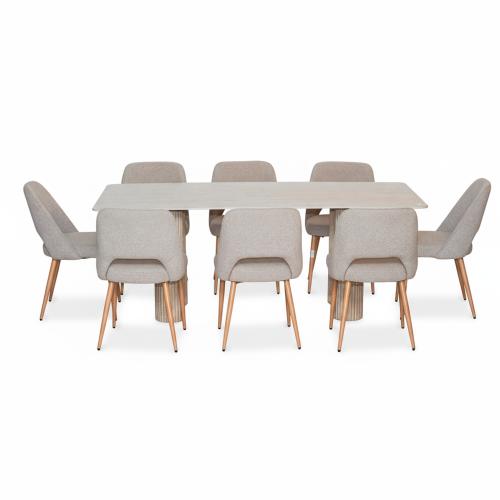 طاولة طعام 8 كراسي traftinu