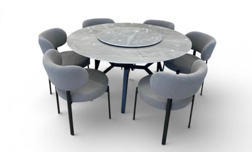 سفرة طعام بديل الرخام دائرية