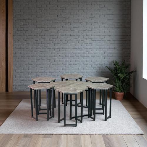 طقم طاولات كنب 1+6