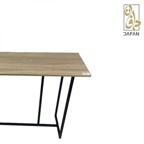 مدخل كونسول خشب وحديد بتصميم عصري