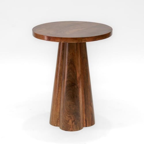 طقم طاولات خشب هندي طبيعي