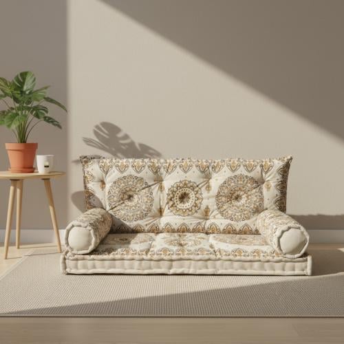 جلسة أرضى عربية قماش هندى