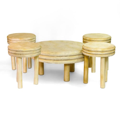 طقم طاولات 1+2جبس