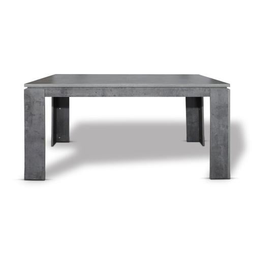 طاولة طعام 6 كرسي خشب لون رصاصي غامق