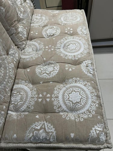 جلسة عربي قماش هندي تطريز يدوي