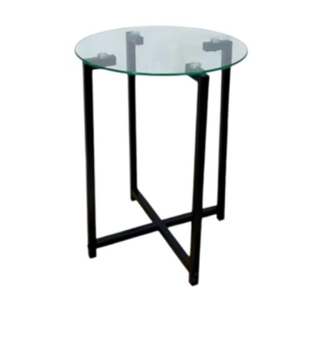 طاولات زجاج دائرية