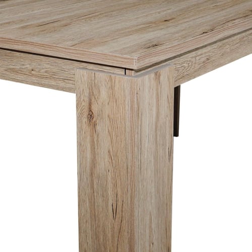 طاولة طعام خشب 6 كرسي لون خشبي