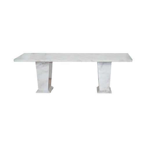 طاولة طعام رخام مستطيل 10 اشخاص