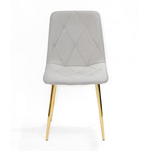 كرسي طعام مريح خشبي قماش منجد